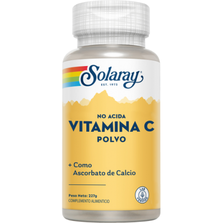 Vitamina  C polvo no Acída  227 GR   solaray - 