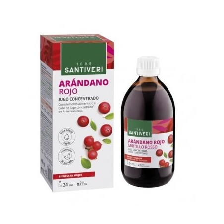 Jugo     Concentrado    de    Arándano    Rojo    490    ml       Santiveri - 