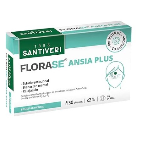 FLORASE ANSIA PLUS 30 CAPSULAS SANTIVERI - 