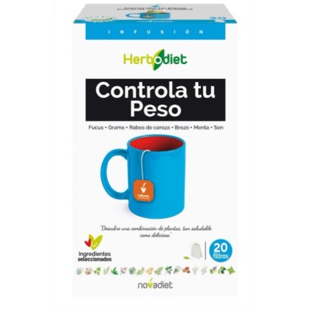 Herbodiet Controla tu Peso 20 Bolsitas  Nova Diet