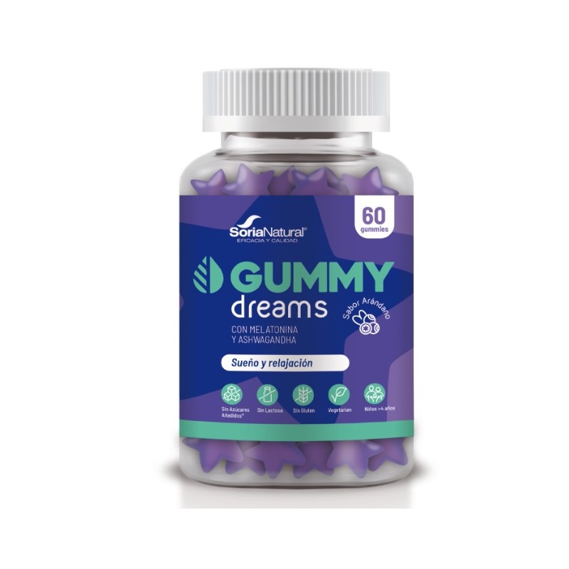 GUMMY DREAMS MELATONINA GOMINOLAS 60 SORIA NATURAL GUMMY DREAMS MELATONINA GOMINOLAS 60 SORIA NATURAL
