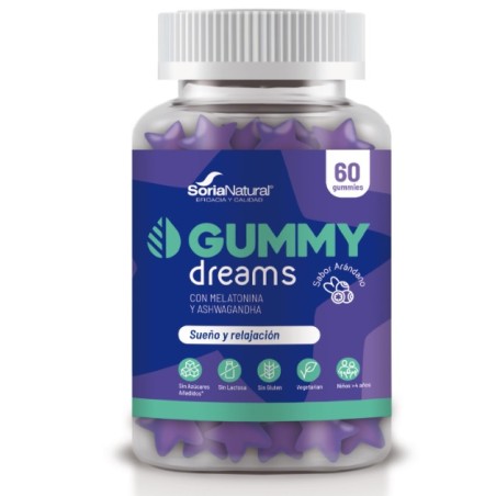 GUMMY DREAMS MELATONINA GOMINOLAS 60 SORIA NATURAL