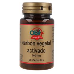 CARBÓN VEGETAL ACTIVADO 200 MG 60 CÁPSULAS OBIRE
