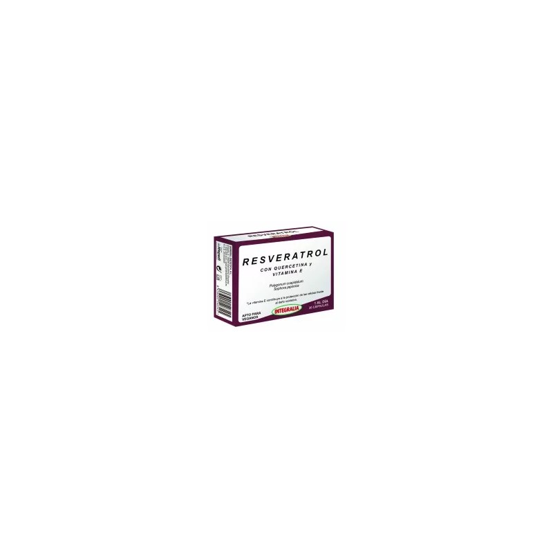 RESVERATROL CON QUERCENTINA Y VITAMINA E 30CÁP RESVERATROL CON QUERCENTINA Y VITAMINA E 30CÁP