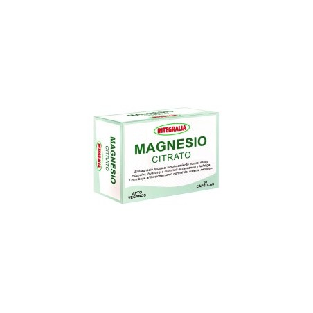 CITRATO MAGNESIO 60CÁPSULAS INTEGRALIA