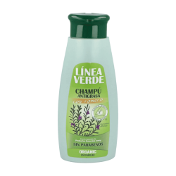 Champú Antigrasa Romero Línea Verde | 400 ml | Pelo Limpio