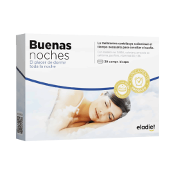 buenas-noches-eladiet-comprimidos-bicapa-melatonina-gaba-valeriana-sueño-profundo-calidad-descanso-vitamina-b6