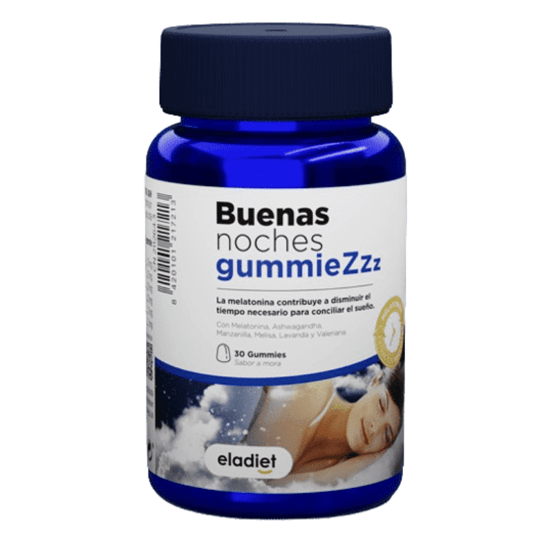 buenas-noches-gummies-eladiet-melatonina-ashwagandha-valeriana-melisa-descanso-nocturno-sueño-reparador-caramelos-goma