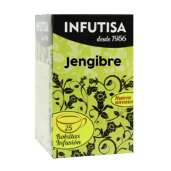 Infusión Jengibre 25 Bolsitas Infutisa | Natural y Digestiva