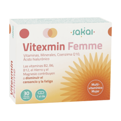 vitexmin-femme-sakai-30-capsulas-multivitaminico-mujer-acido-hialuronico-q10-hierro-energia-antioxidante