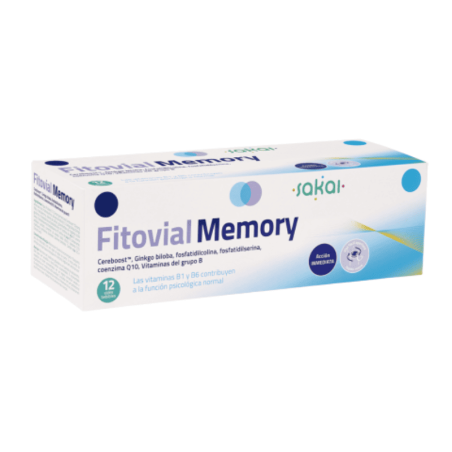Memory Fitovial 12 Viales Sakai | Memoria y Enfoque Cereboost