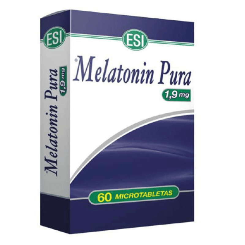 Melatonina Pura 1.9mg 60 Comp ESI | Sueño y Jet Lag