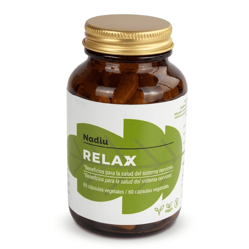 Relax 80 Comprimidos Nadiu | Calma Mental y Sueño Reparador