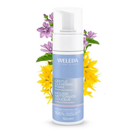 espuma-limpiadora-suave-150ml-weleda-limpieza-facial-hamamelis-piel-normal-mixta-vegana-cosmetica-natural