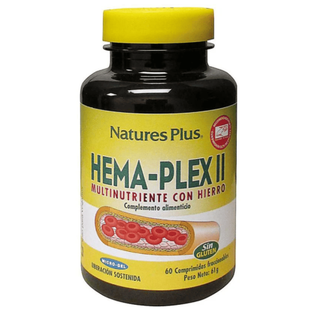 hema-plex-ii-60-capsulas-natures-plus-hierro-alta-absorcion-fatiga-formacion-globulos-rojos-liberacion-sostenida