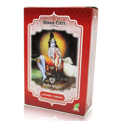 Henna Castaño Cobrizo Radhe Shyam 130g | Tinte Vegetal Ecológico