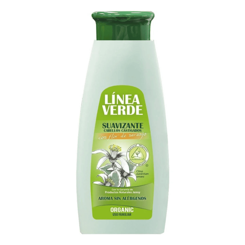 suavizante-cabellos-castigados-linea-verde-flor-naranja-reparador-natural-brillo-sedoso-sin-parabenos