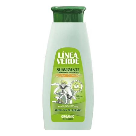 suavizante-cabellos-castigados-linea-verde-flor-naranja-reparador-natural-brillo-sedoso-sin-parabenos