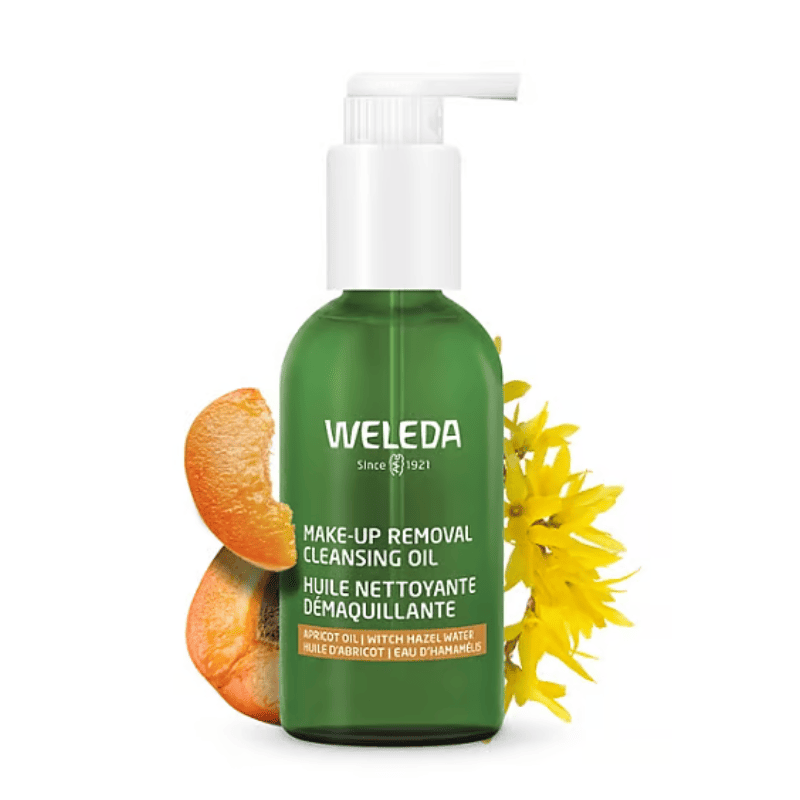 aceite-limpiador-desmaquillante-weleda-albaricoque-hamamelis-maquillaje-waterproof-piel-sensible-limpieza-natural