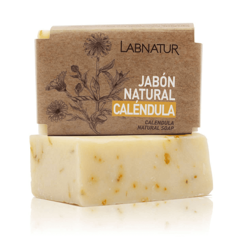 jabon-natural-calendula-labnatur-piel-sensible-delicada-regenerador-calmante-aceites-presion-en-frio-artesanal