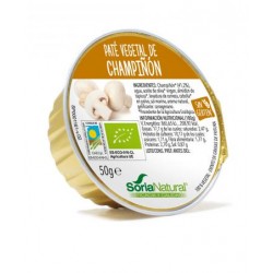 Paté vegetal de Champiñón 50 g Soria Natural