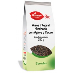 Arroz Integral Hinchado con Agave y Cacao Bio 350 gr El Granero Integral